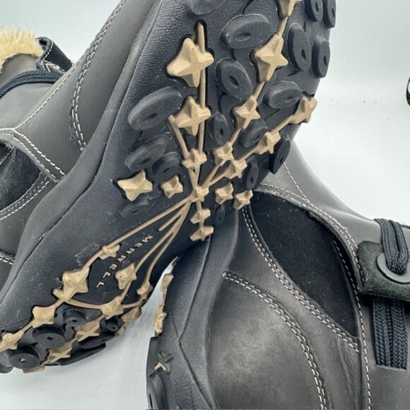 Merrell Women's Misha Waterproof Winter Boot Black Leather Faux Fur Size 8 - Picture 7 of 7